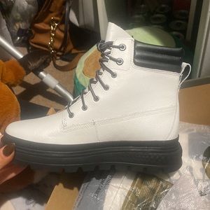 White Timberland Boots